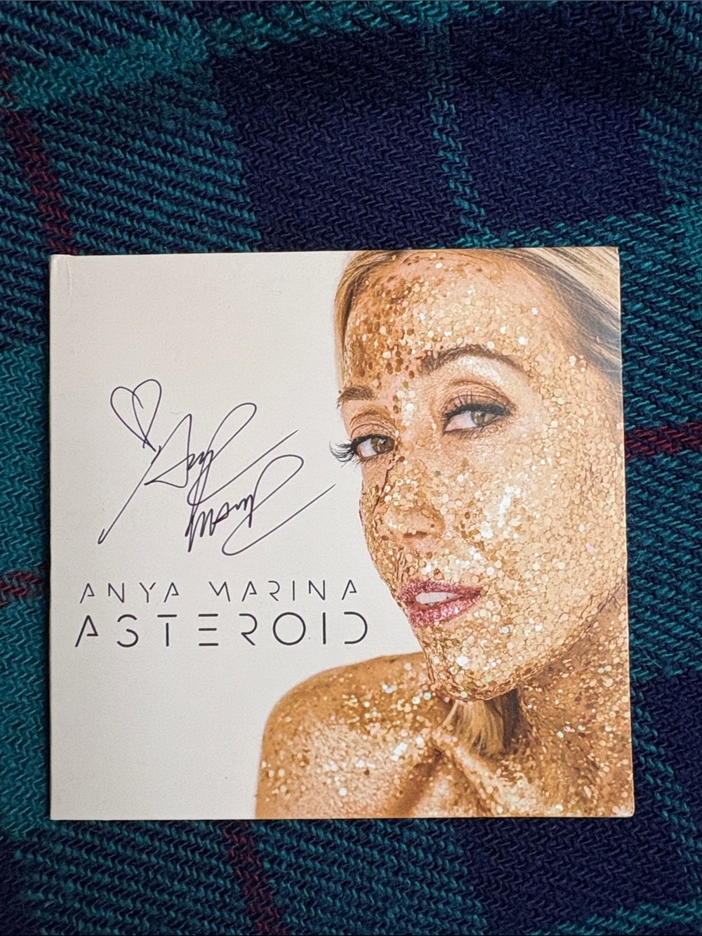 Anya Marina — Asteroid (Signed Album) Gold Cover
